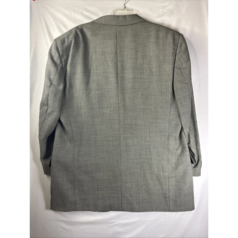 Valentino Uomo Blazer 46R Gray Virgin Wool‎ Made in Italy Saks 5th